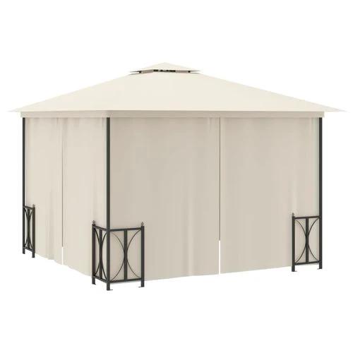 vidaXL vidaXL Gazebo with Sidewalls 3x3 m Water-Resistant Polyester Roof for Outdoor Gatherings - Gazebos