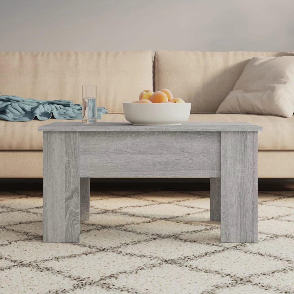 vidaXL VidaXL Coffee Table 79x49x41 cm Lift Top With Hidden Storage For Modern Living Room - Coffee Table