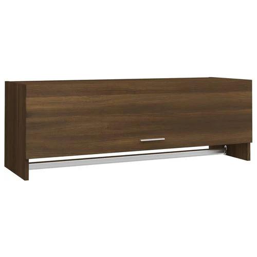 vidaXL Wardrobe Brown Oak 100x32.5x35 cm Engineered Wood by vidaXL