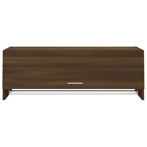 vidaXL Wardrobe Brown Oak 100x32.5x35 cm Engineered Wood by vidaXL