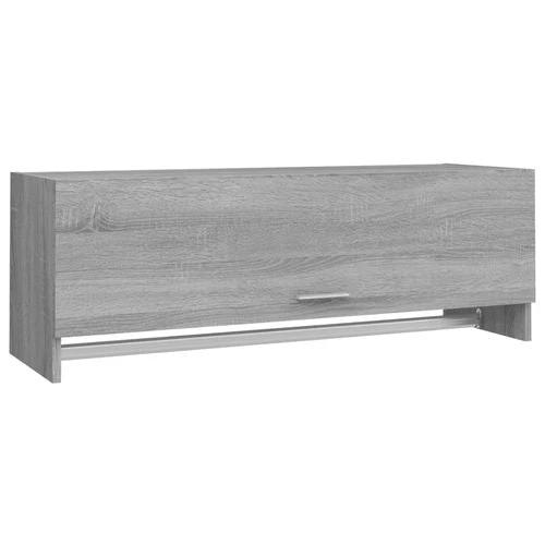 vidaXL Wardrobe Brown Oak 100x32.5x35 cm Engineered Wood by vidaXL