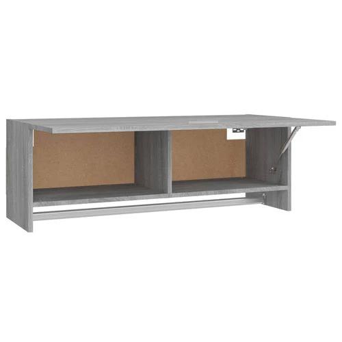 vidaXL vidaXL Wardrobe Brown Oak 100x32.5x35 cm Engineered Wood - Wardrobe