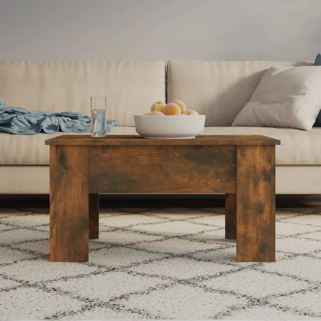 vidaXL VidaXL Coffee Table 79x49x41 cm Lift Top With Hidden Storage For Modern Living Room - Coffee Table