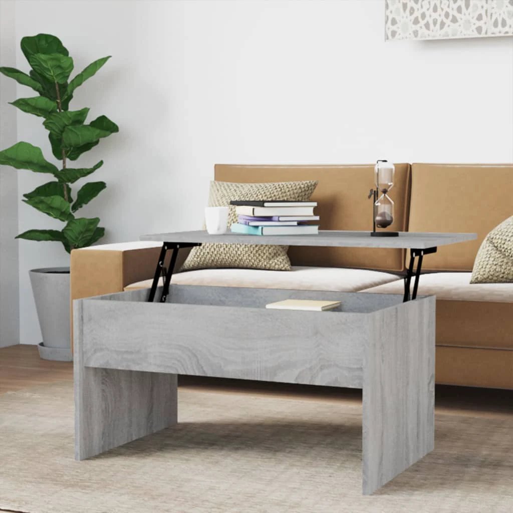 VidaXL Coffee Table 80x50.5x41.5 Lift-Top Home by vidaXL