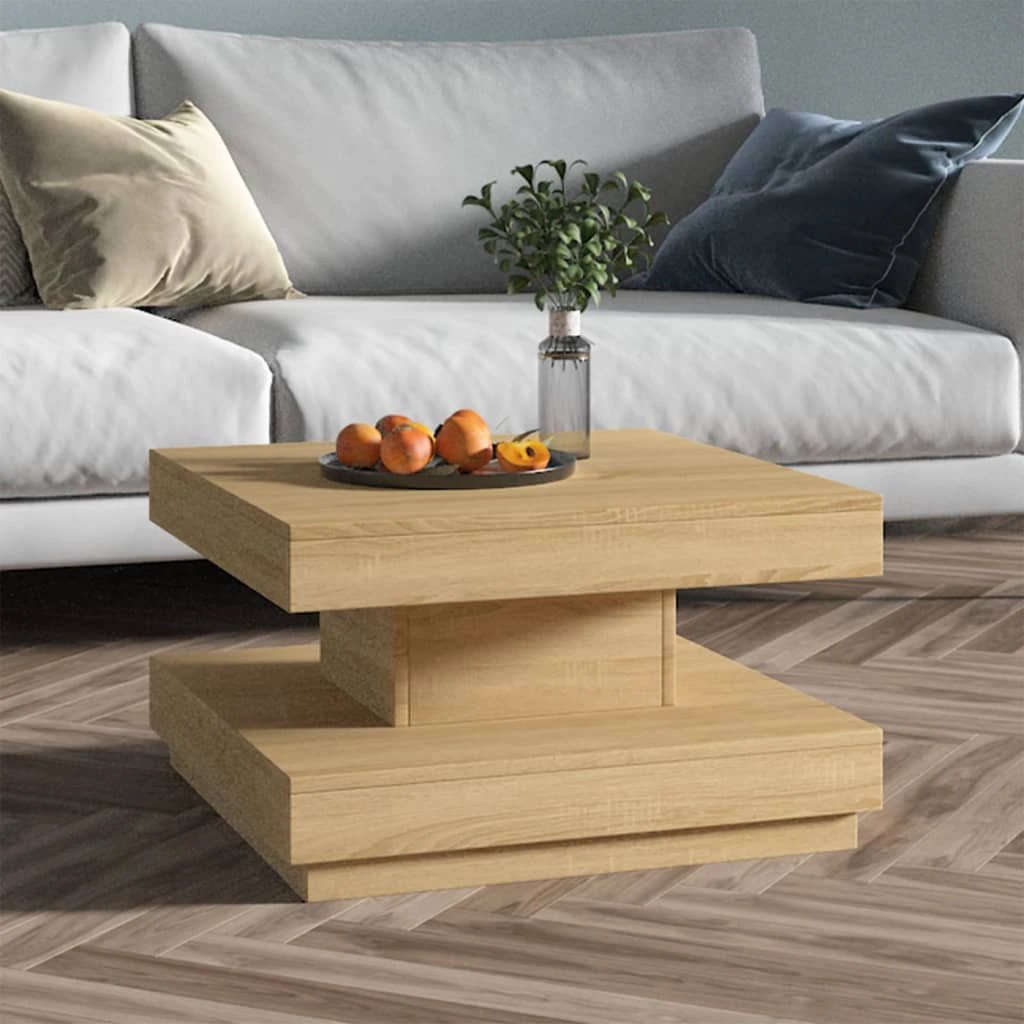 vidaXL vidaXL Coffee Table 60x60x35 cm MDF Construction Durable Modern Living Room Accent Table - Coffee Table