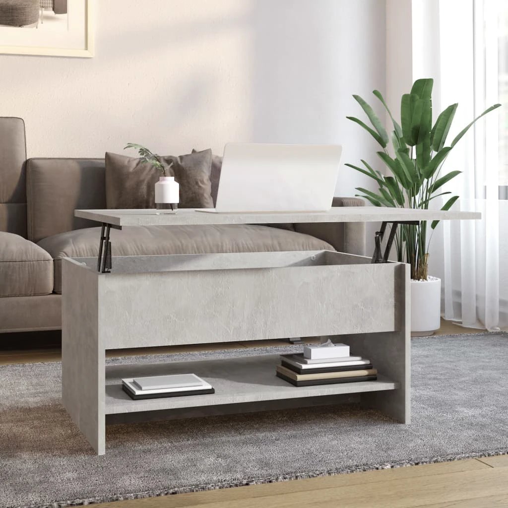 VidaXL Coffee Table 80x50x40 cm Smoked Oak Engineered Wood With Storage Drawer For Living Room by vidaXL
