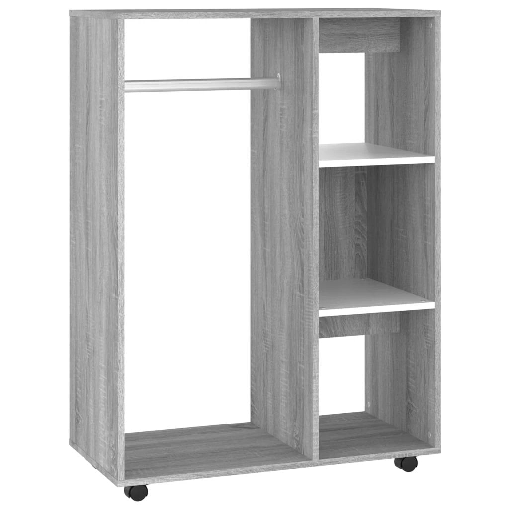 vidaXL vidaXL Wardrobe Smoked Oak 80x40x110 cm Engineered Wood - Wardrobe