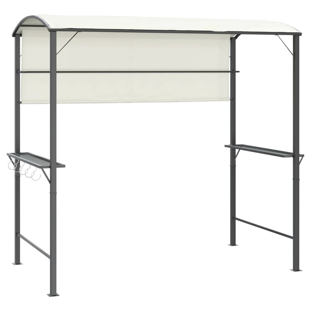 vidaXL Gazebo with Roof 220x110x200 cm Cream by vidaXL