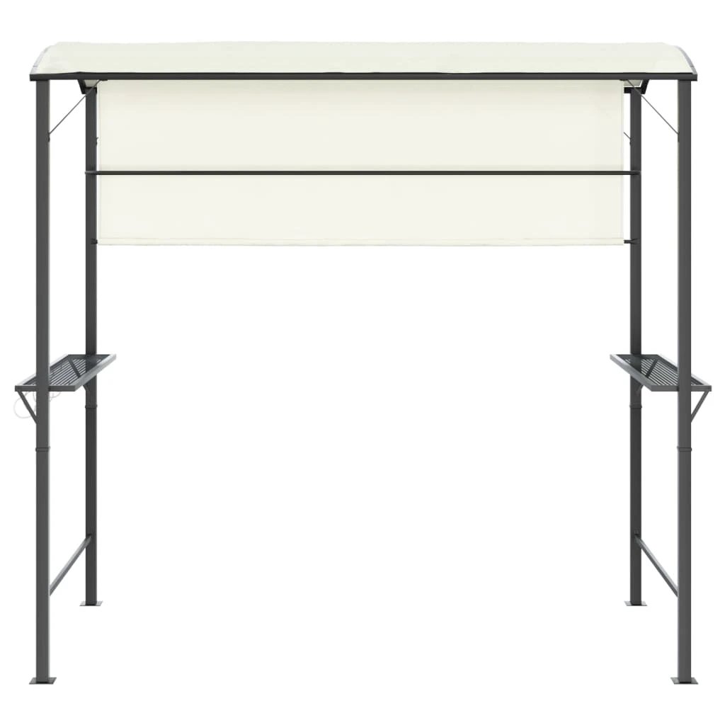 vidaXL Gazebo with Roof 220x110x200 cm Cream by vidaXL