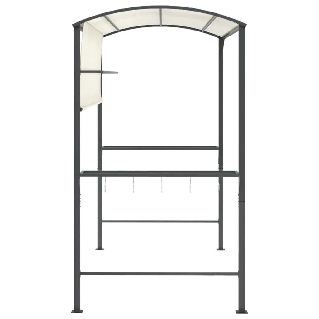 vidaXL Gazebo with Roof 220x110x200 cm Cream by vidaXL