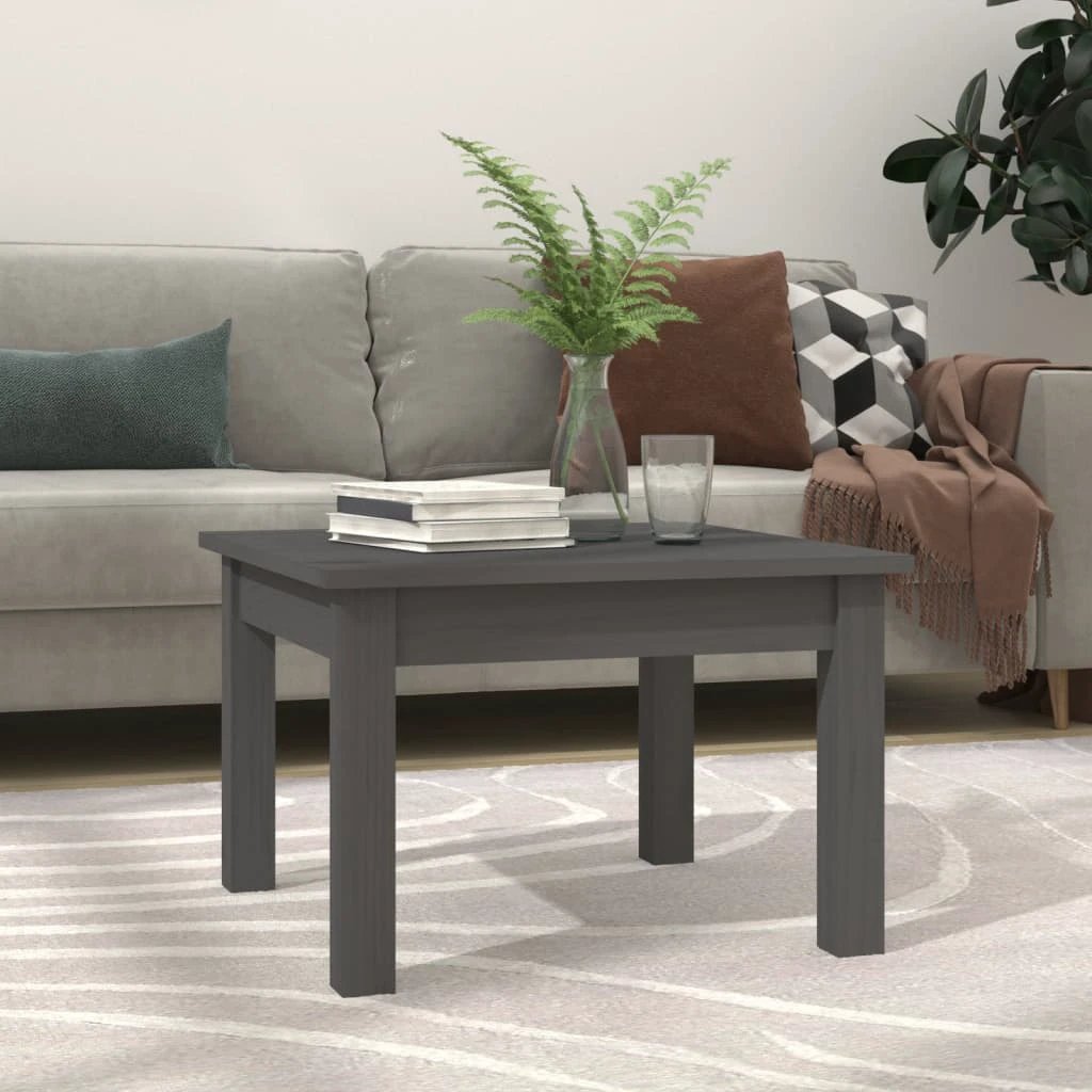 vidaXL vidaXL Coffee Table 80x50x40 Cm Solid Pine Wood With Rustic Wax Finish And Sturdy Frame Living Room Decor - Coffee Table