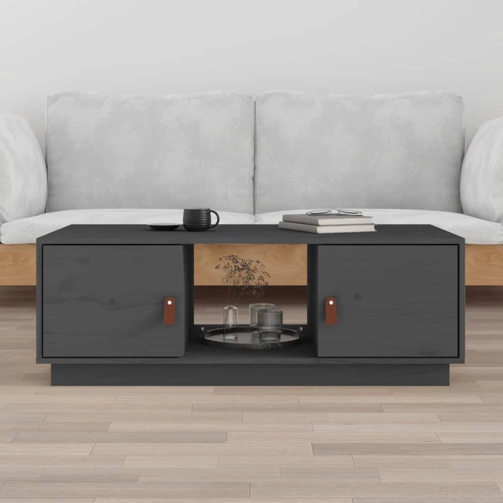vidaXL VidaXL Coffee Table 100x50x35 cm Solid Pine Rustic Wood With Natural Knots For Living Room - Coffee Table