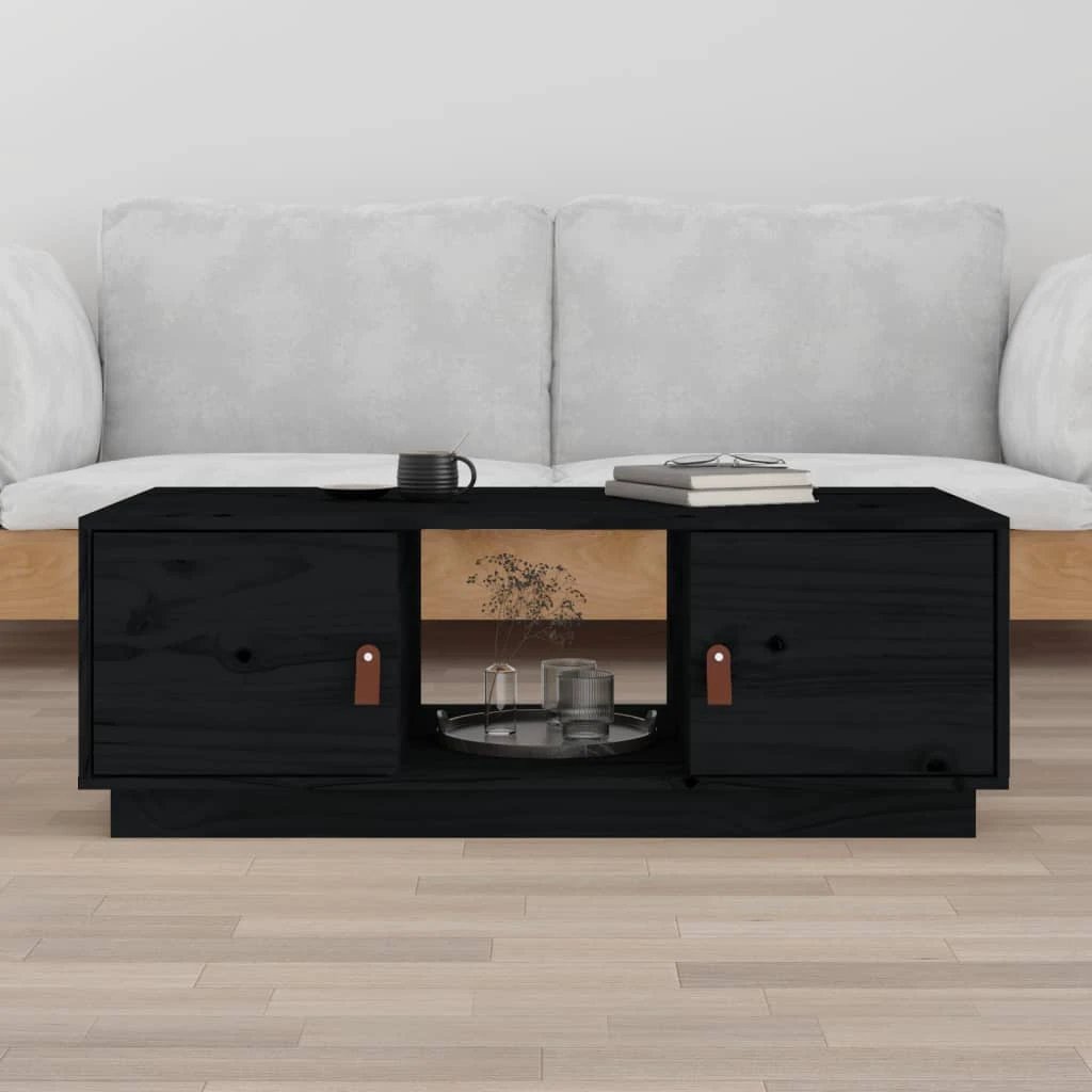 vidaXL VidaXL Coffee Table 100x50x35 cm Solid Pine Rustic Wood With Natural Knots For Living Room - Coffee Table