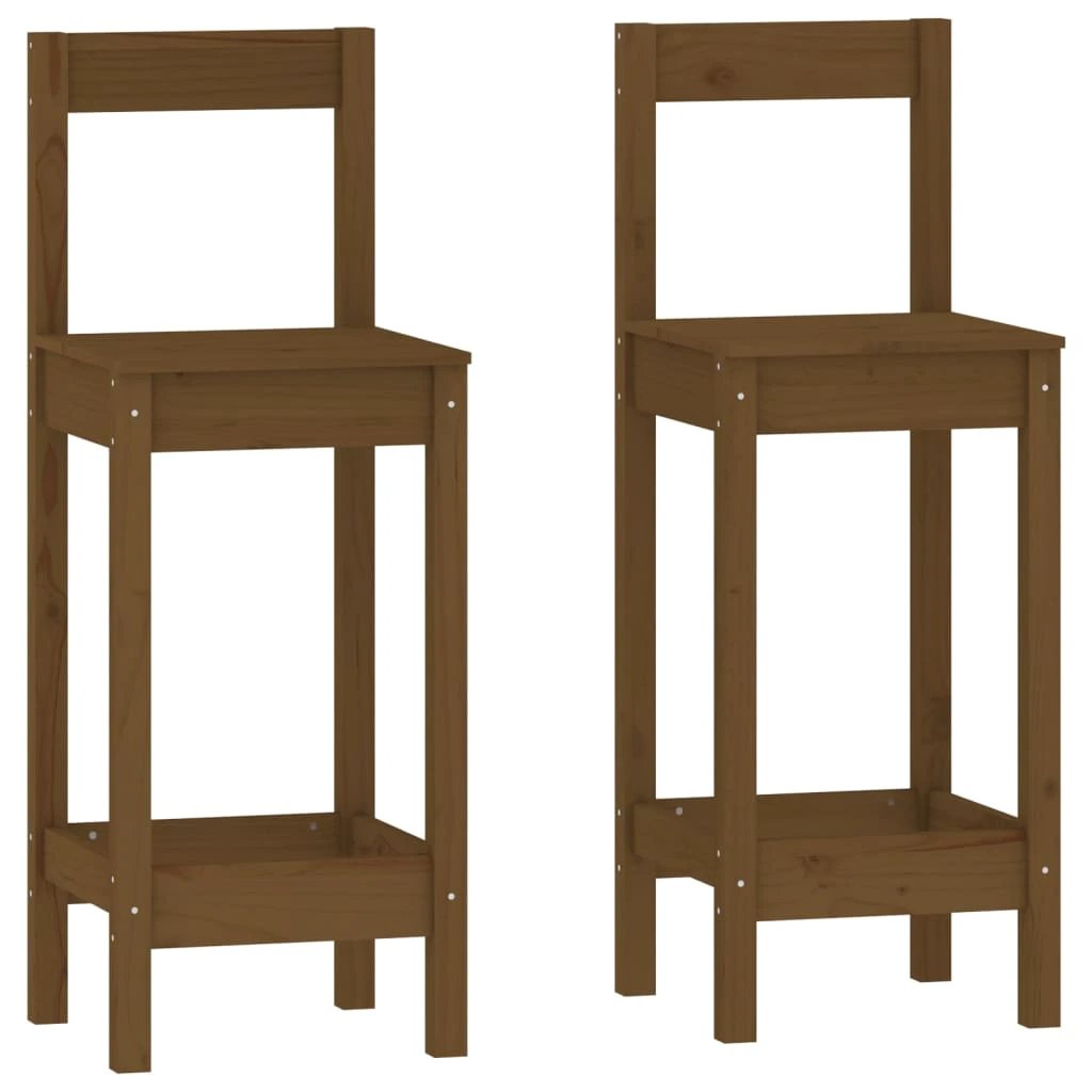 vidaXL vidaXL 3 Piece Bar Set Solid Wood Pine - Dining Set