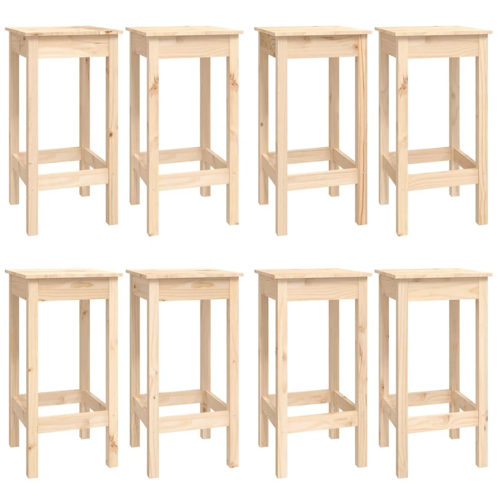 vidaXL 9 Piece Bar Set Solid Wood Pine by vidaXL