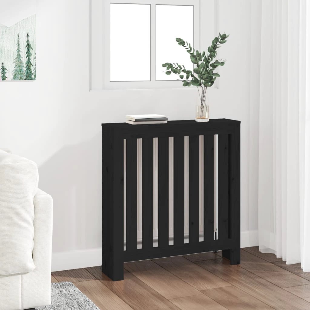 vidaXL VidaXL Radiator Cover 79.5x19x84 Rustic Decor - Radiator