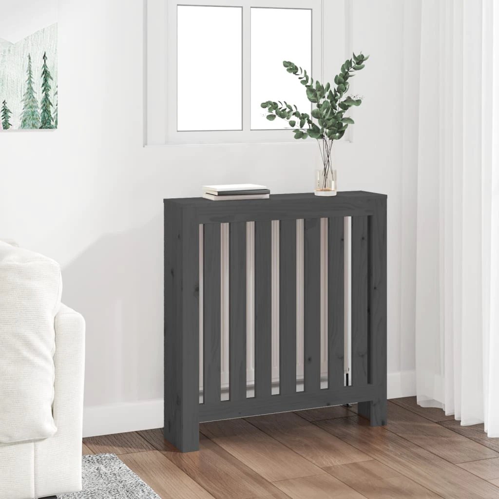 vidaXL VidaXL Radiator Cover 79.5x19x84 Rustic Decor - Radiator