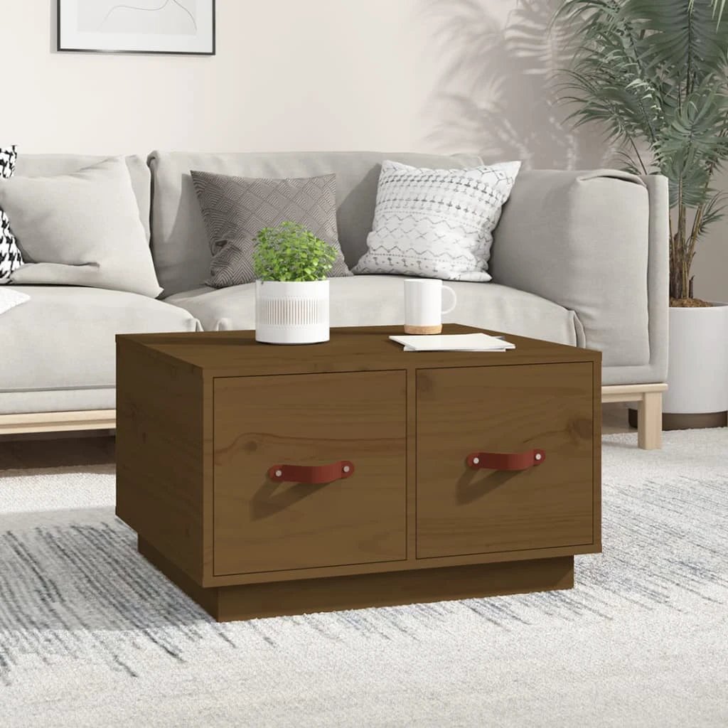 VidaXL Coffee Table 60x53x35 Solid Pine by vidaXL