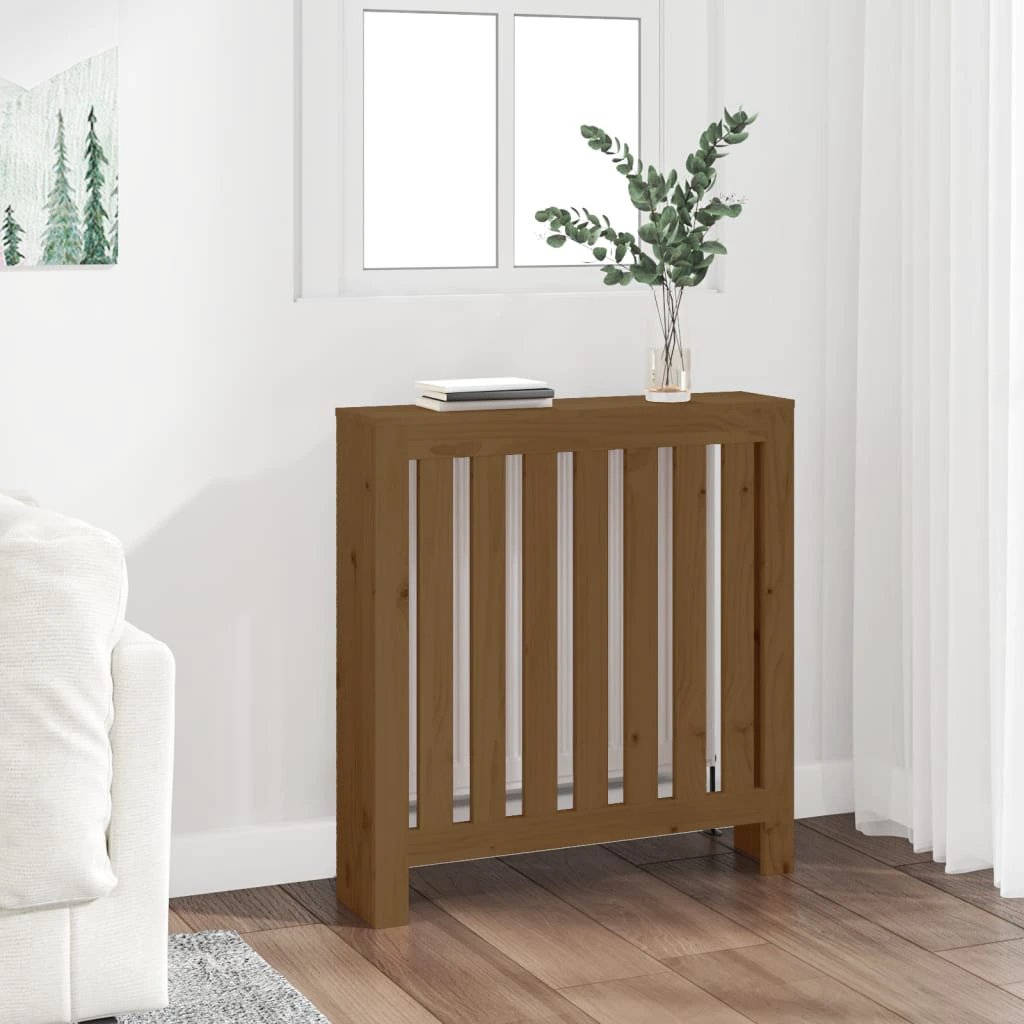 vidaXL VidaXL Radiator Cover 79.5x19x84 Rustic Decor - Radiator