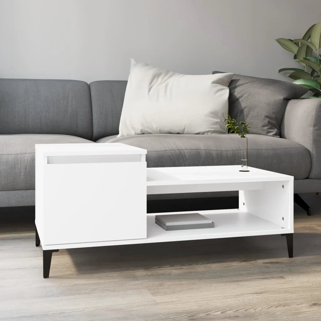 vidaXL VidaXL Coffee Table 100x50x45 cm Engineered Wood Durable Construction Living Room - Coffee Table