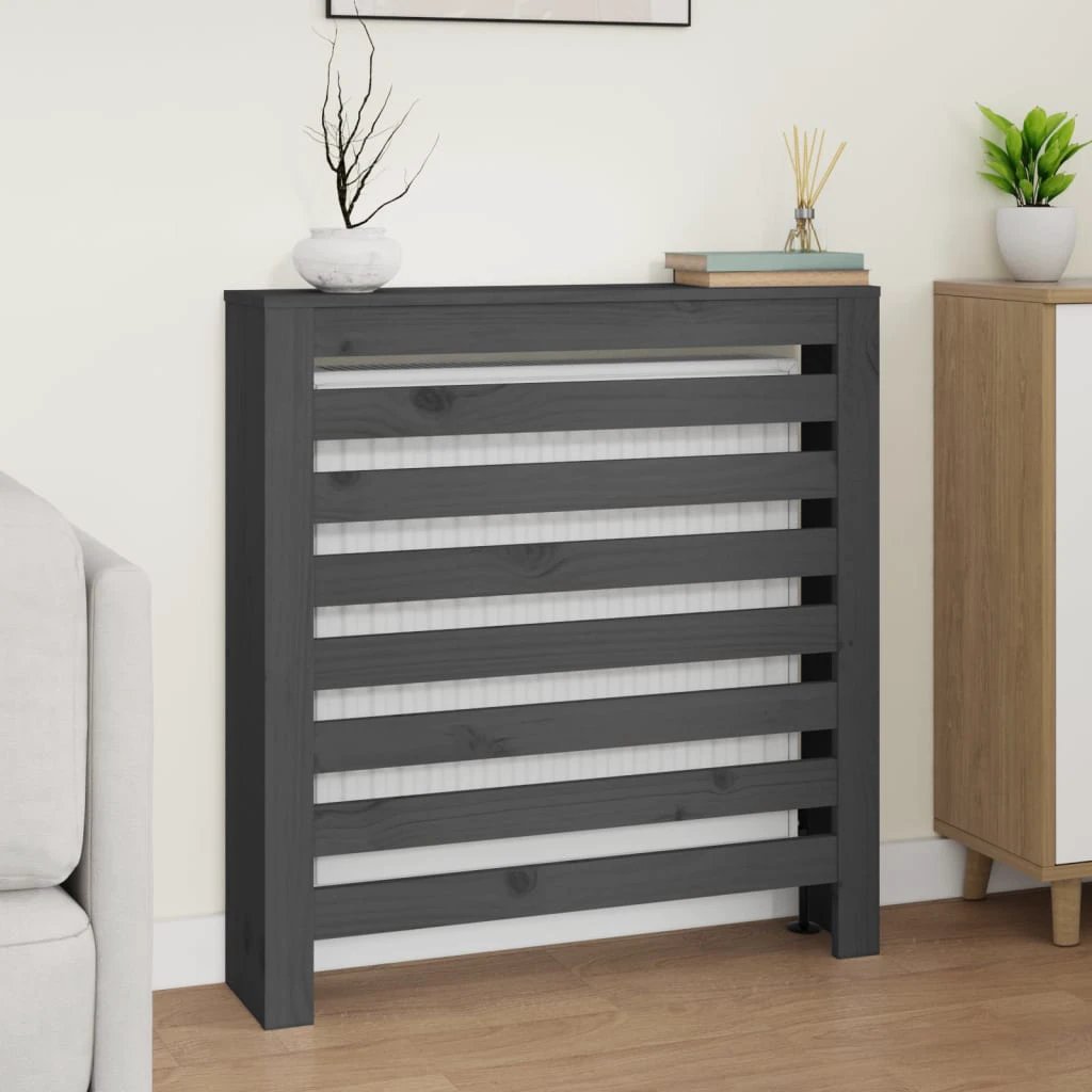 vidaXL VidaXL Radiator Cover 79.5x19x84 cm Pine Home - Radiator