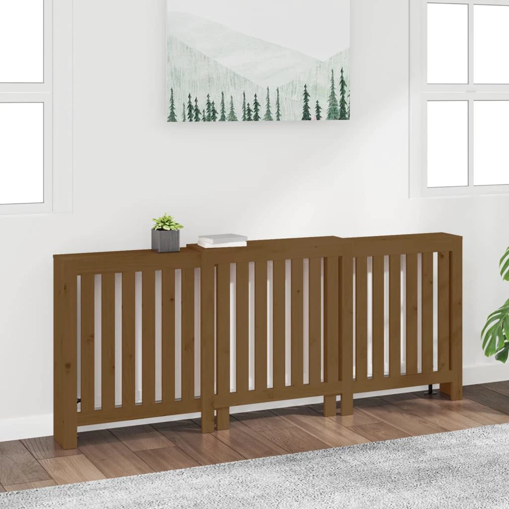 VidaXL Radiator Cover 79.5x19x84 Rustic Decor by vidaXL