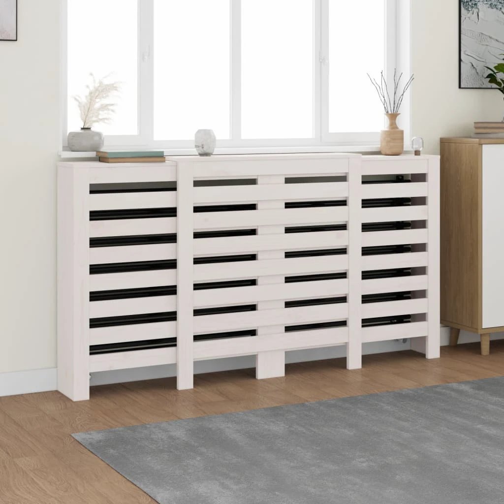 vidaXL VidaXL Radiator Cover 79.5x19x84 cm Pine Home - Radiator