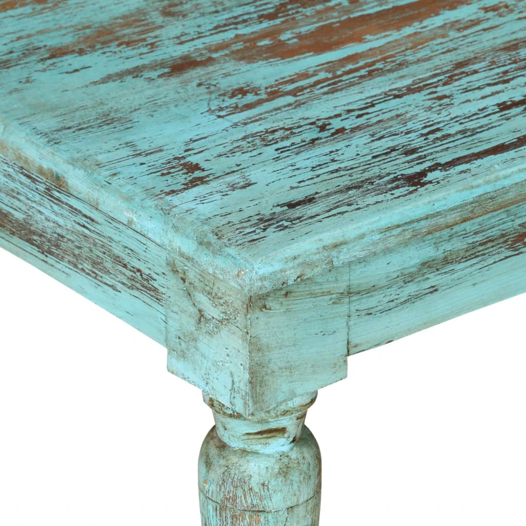 Reclaimed Teal Coffee Table 110x50x34cm Rustic by vidaXL