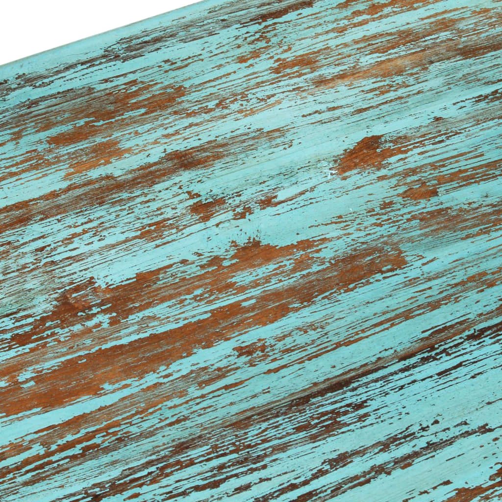 Reclaimed Teal Coffee Table 110x50x34cm Rustic by vidaXL