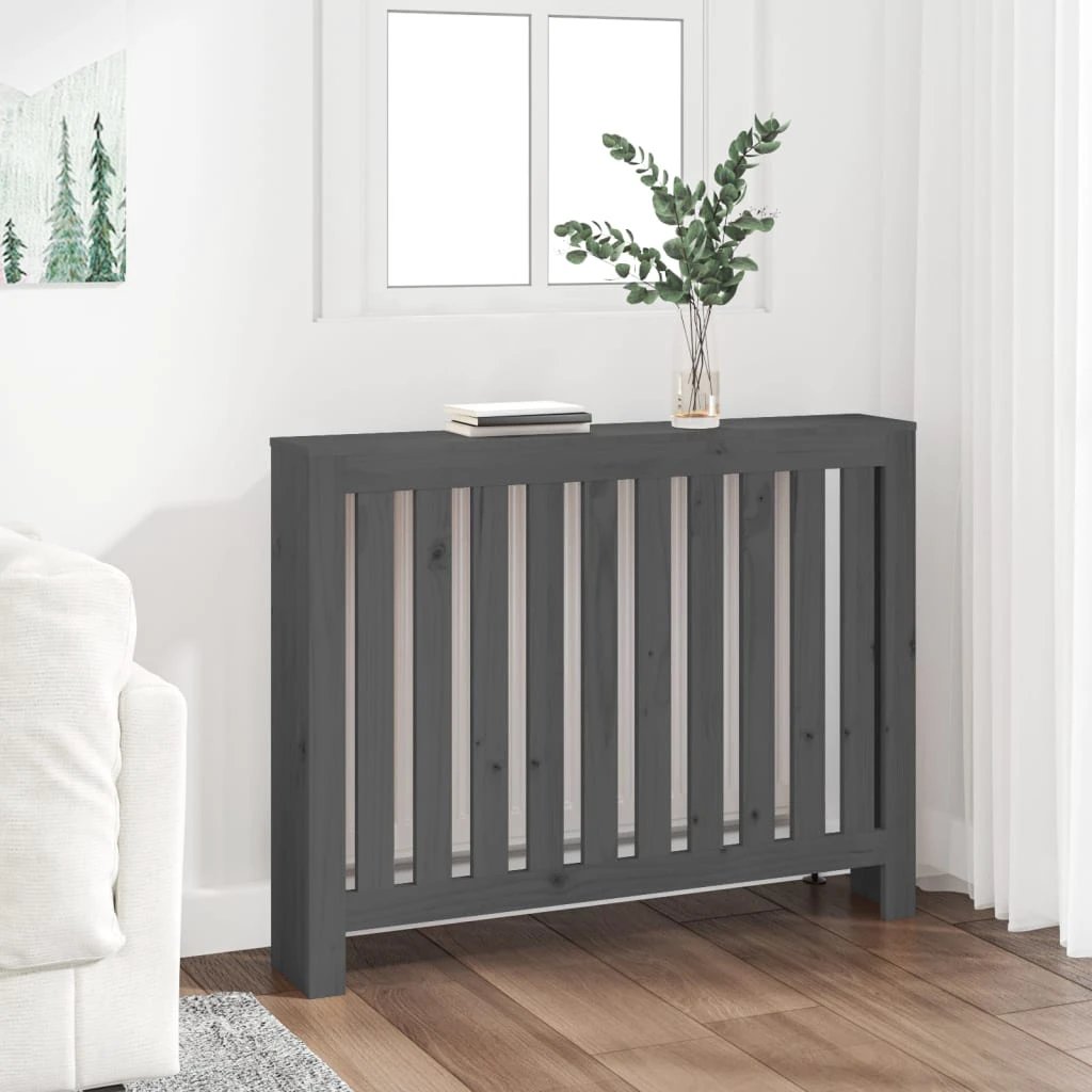 VidaXL Radiator Cover 79.5x19x84 Rustic Decor by vidaXL