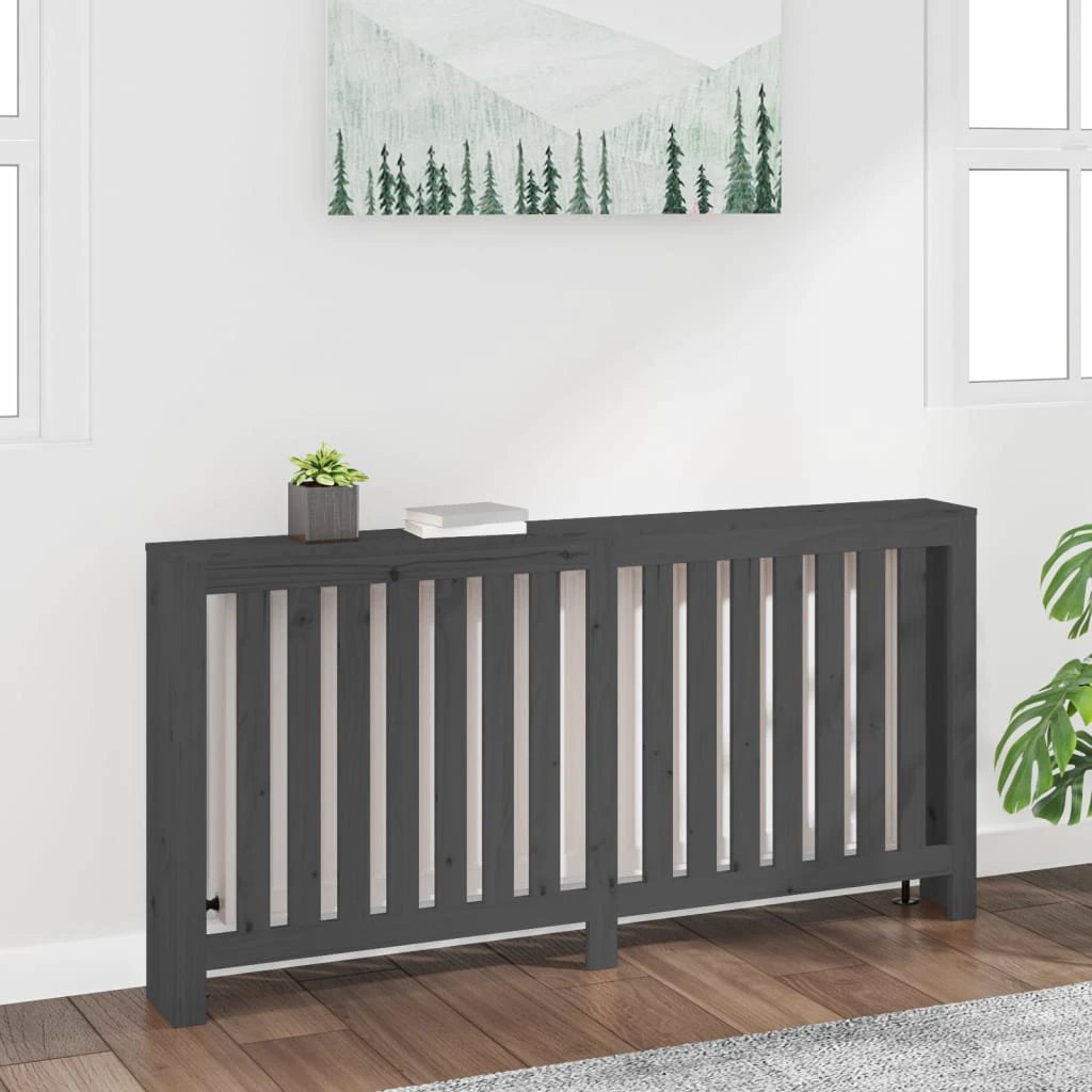 VidaXL Radiator Cover 79.5x19x84 Rustic Decor by vidaXL