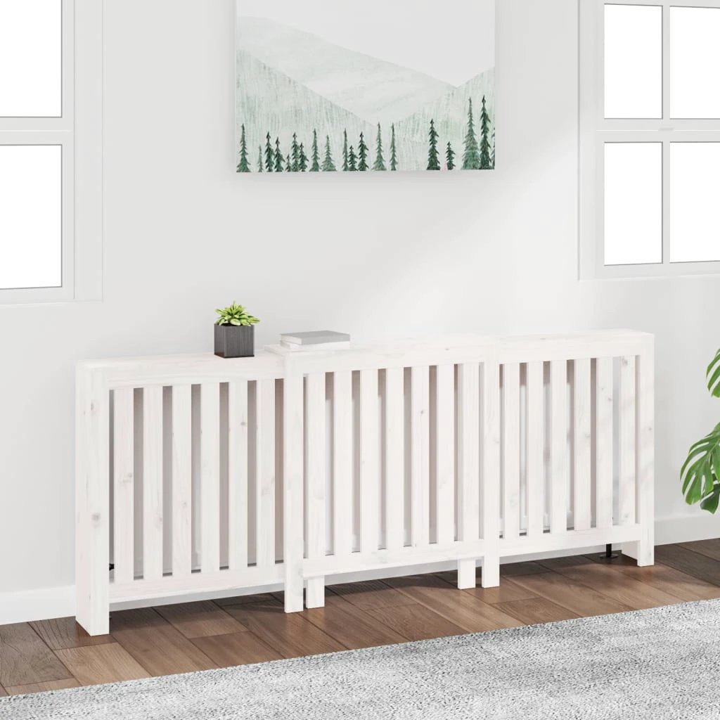 VidaXL Radiator Cover 79.5x19x84 Rustic Decor by vidaXL