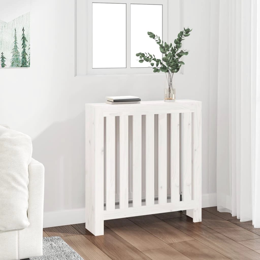 VidaXL Radiator Cover 79.5x19x84 Rustic Decor by vidaXL
