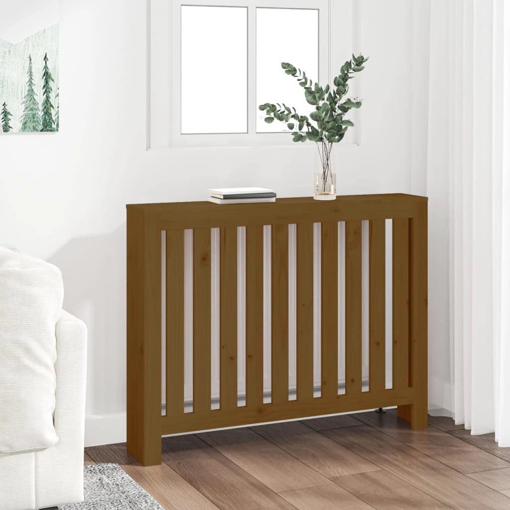 VidaXL Radiator Cover 79.5x19x84 Rustic Decor by vidaXL