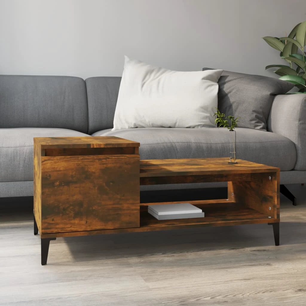 vidaXL VidaXL Coffee Table 100x50x45 cm Engineered Wood Durable Construction Living Room - Coffee Table