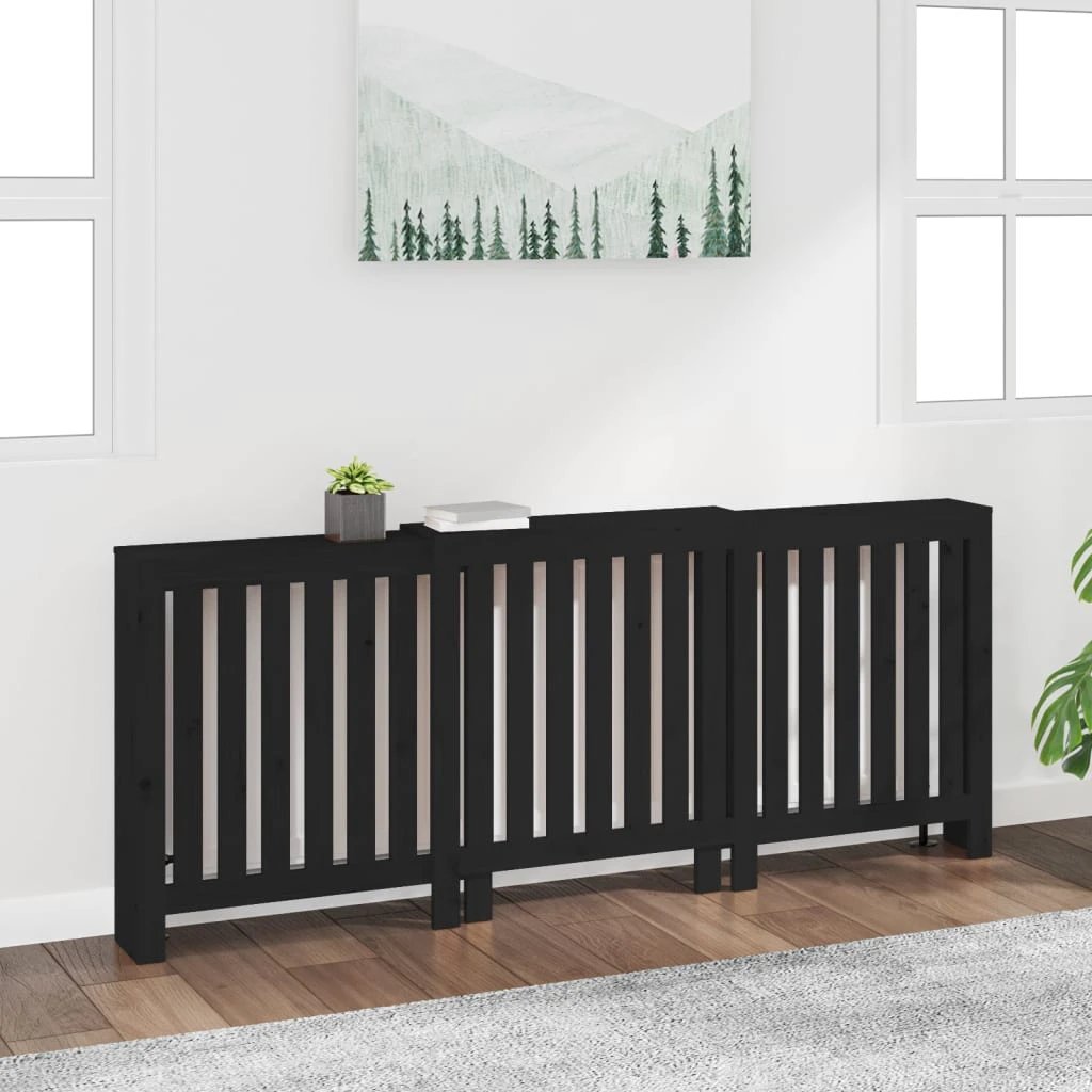 VidaXL Radiator Cover 79.5x19x84 Rustic Decor by vidaXL