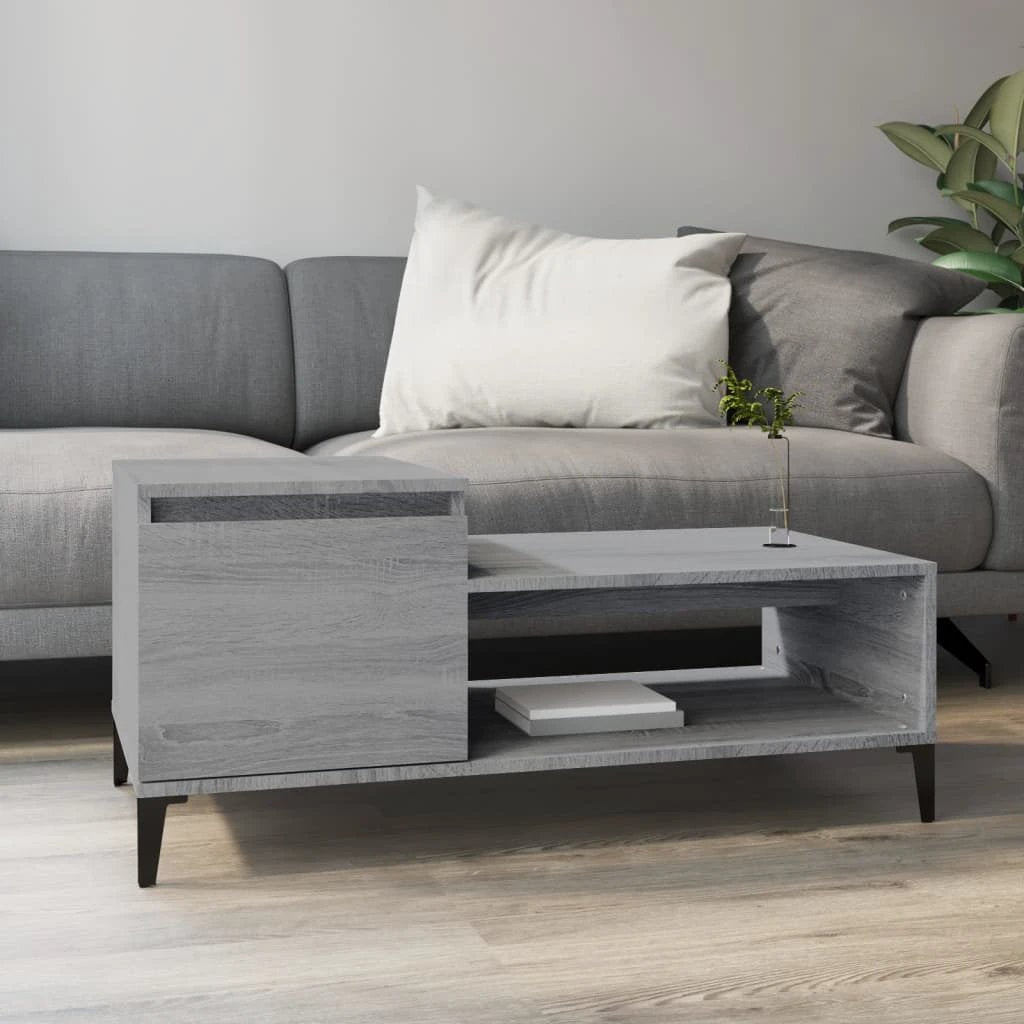vidaXL VidaXL Coffee Table 100x50x45 cm Engineered Wood Durable Construction Living Room - Coffee Table