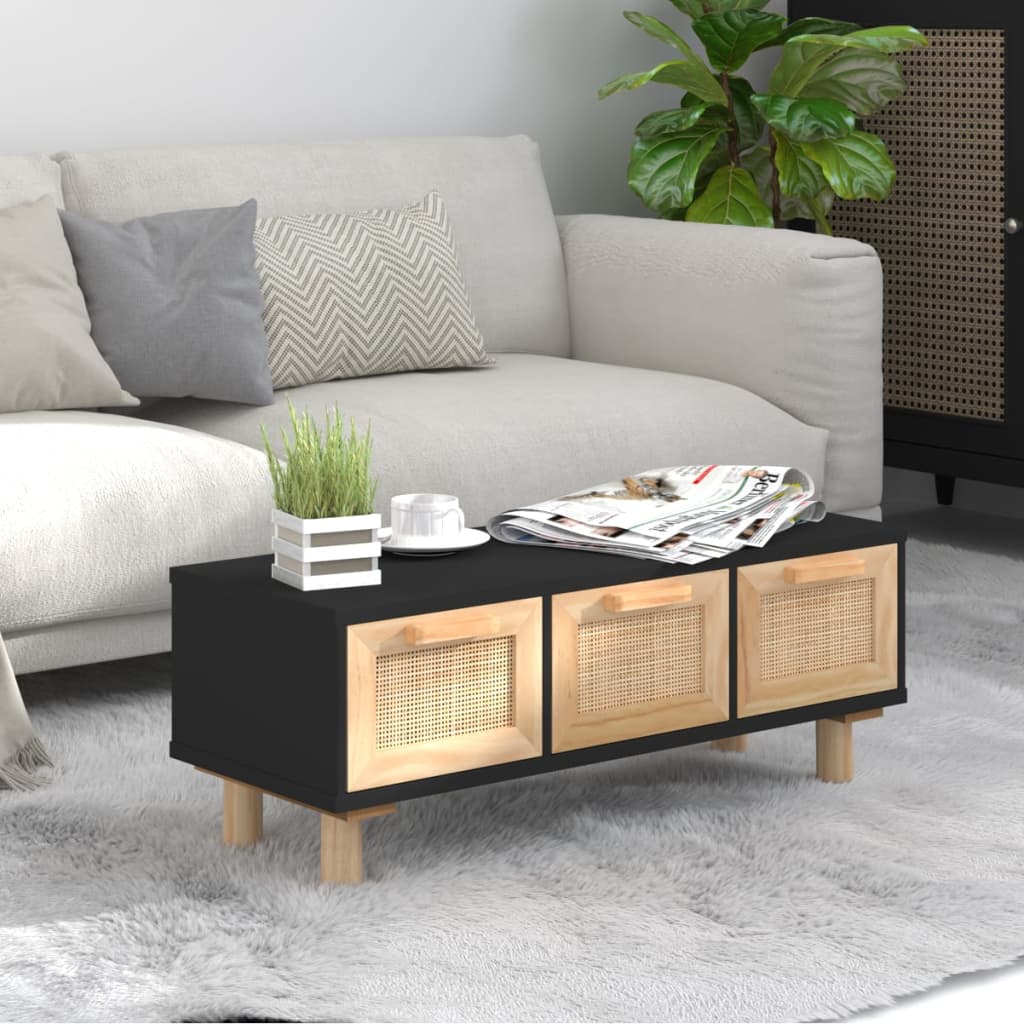 vidaXL Coffee Table 80x40x30 3-Drawer Living Room by vidaXL