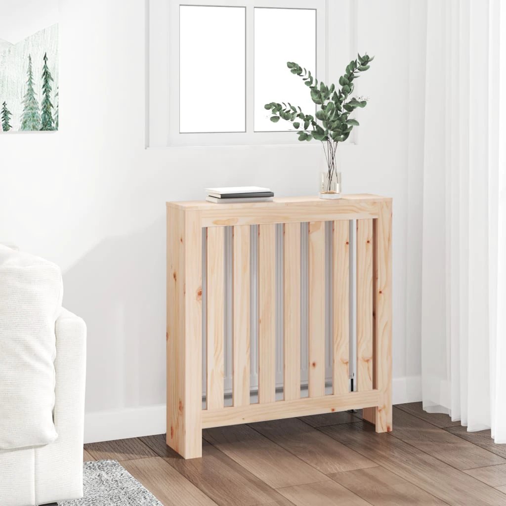 VidaXL Radiator Cover 79.5x19x84 Rustic Decor by vidaXL