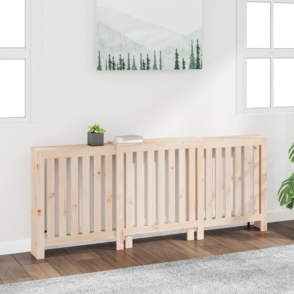 VidaXL Radiator Cover 79.5x19x84 Rustic Decor by vidaXL