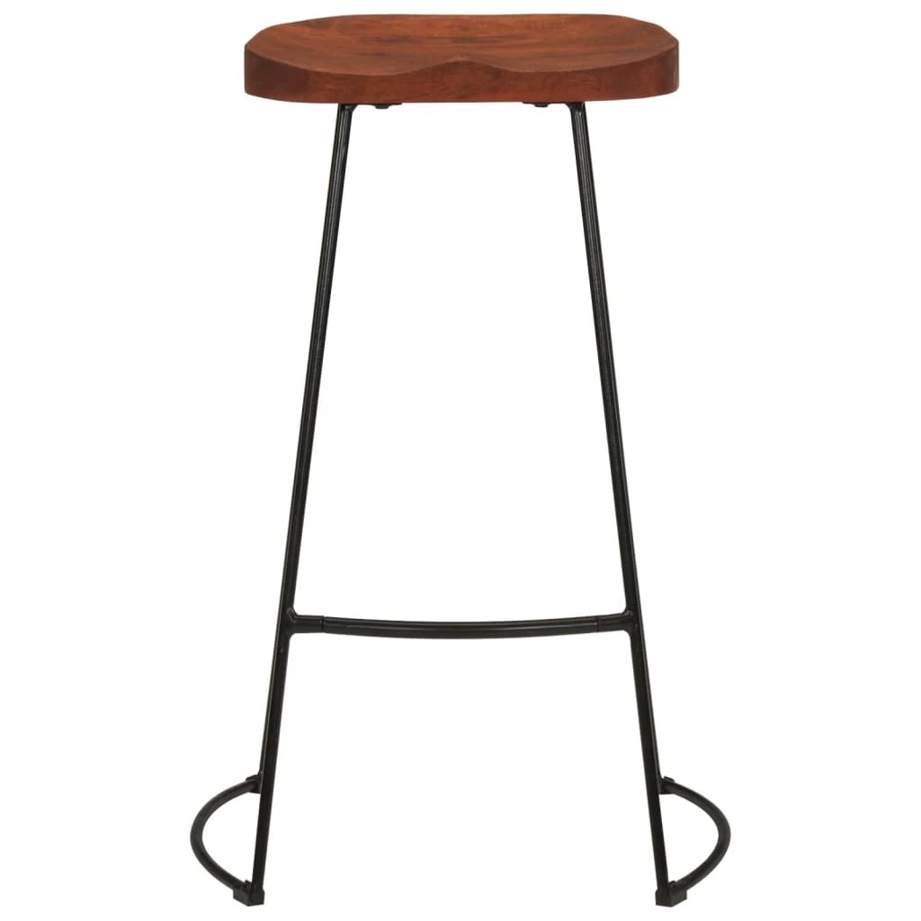 vidaXL Gavin Bar Stools 2 pcs 45x38x53 cm Solid Wood Mango - Bar Stool