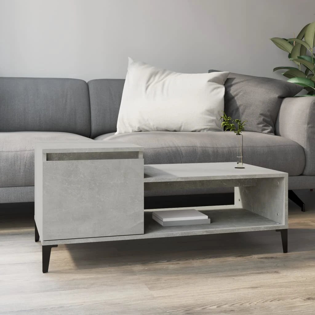 vidaXL VidaXL Coffee Table 100x50x45 cm Engineered Wood Durable Construction Living Room - Coffee Table