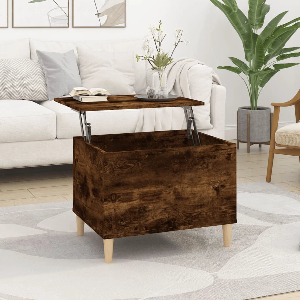 vidaXL VidaXL Coffee Table 60x44.5x45 cm Lift Top With Hidden Storage For Living Room Area - Coffee Table