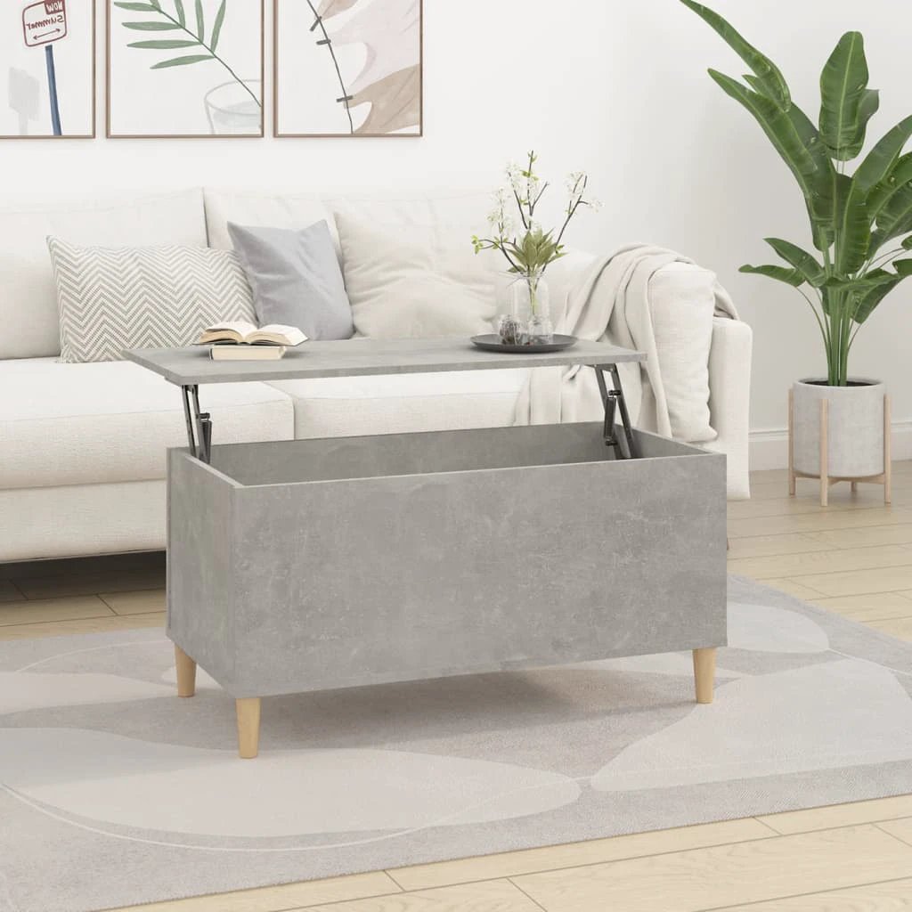vidaXL VidaXL Coffee Table 60x44.5x45 cm Lift Top With Hidden Storage For Living Room Area - Coffee Table