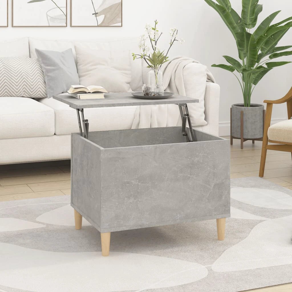 vidaXL VidaXL Coffee Table 60x44.5x45 cm Lift Top With Hidden Storage For Living Room Area - Coffee Table