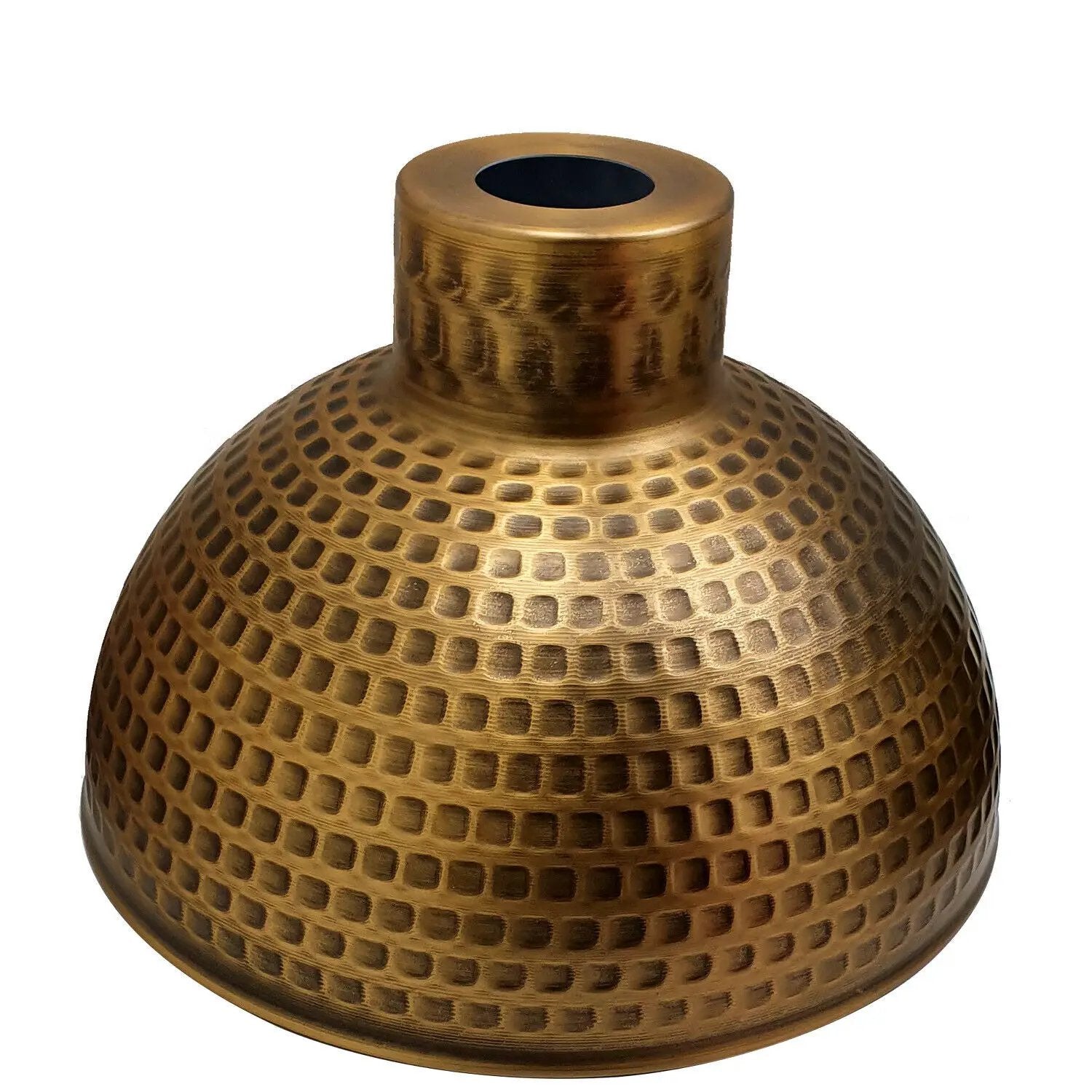 LEDSONE Retro Pendant Light Industrial Modern Metal Lampshade Ceiling Hanging Lights -Yellow Brass~2323 - Pendant Lights