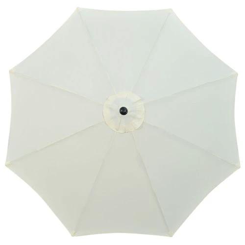 Outsunny Outsunny Outdoor Market Table Parasol Umbrella Sun Shade with 8 Ribs, Cream - Parasol