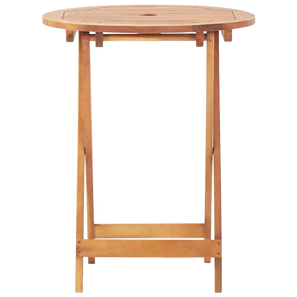 vidaXL vidaXL Folding Garden Table 60x75 cm Solid Acacia Wood - Garden Table