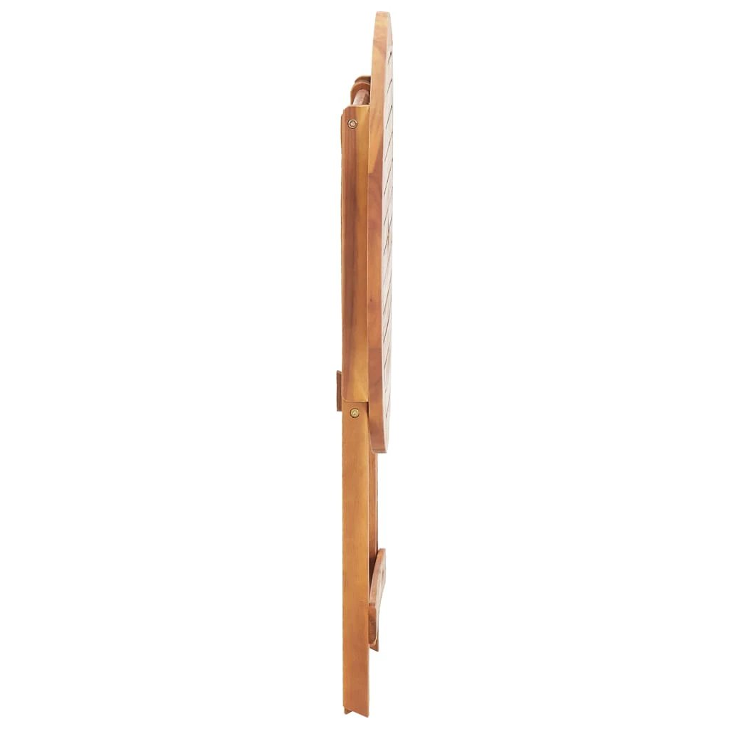 vidaXL vidaXL Folding Garden Table 60x75 cm Solid Acacia Wood - Garden Table