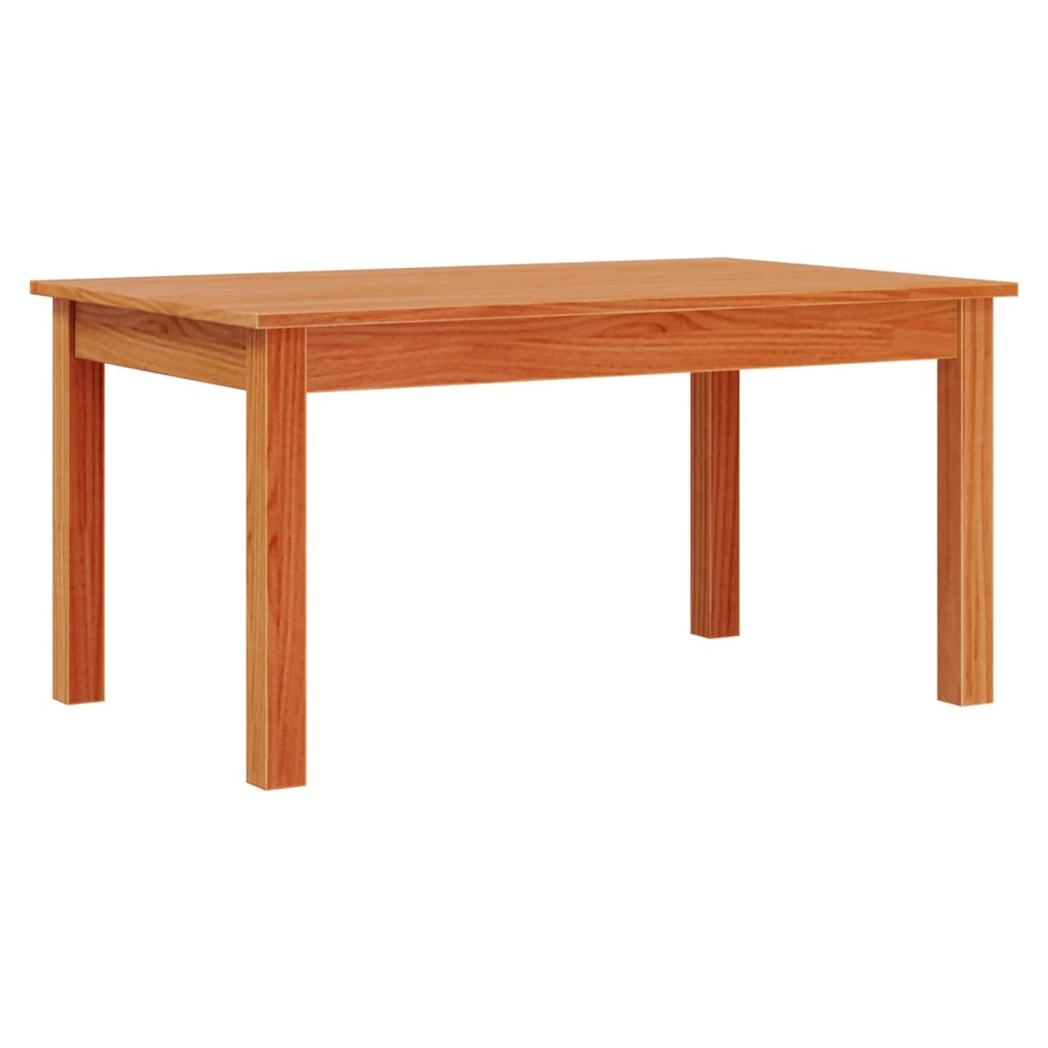 vidaXL vidaXL Coffee Table 80x50x40 Cm Solid Pine Wood With Rustic Wax Finish And Sturdy Frame Living Room Decor - Coffee Table
